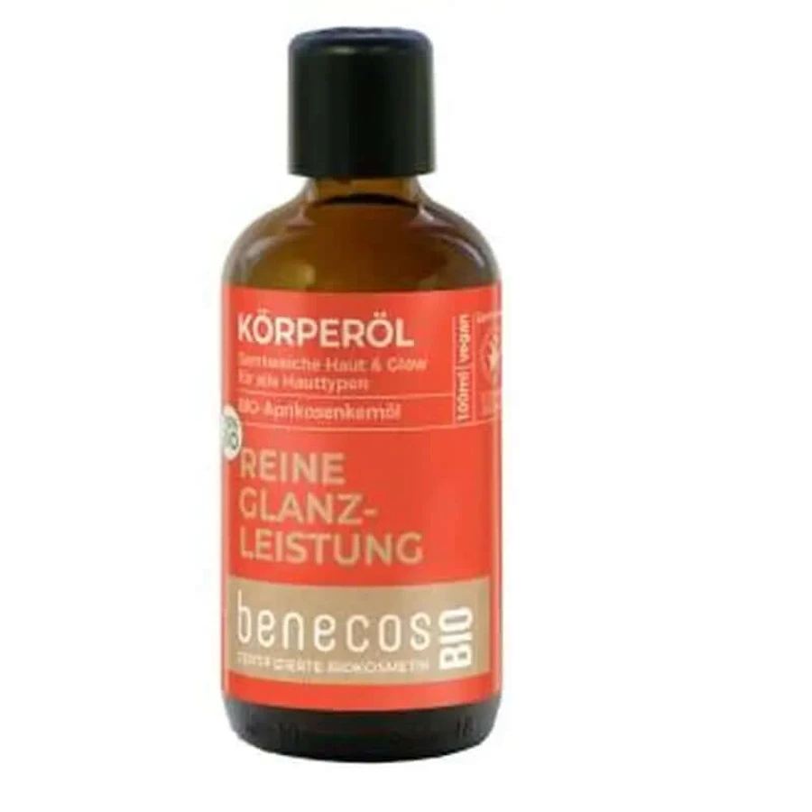 Benecos Ulei de corp uscat din sâmburi de caise 100Ml. Bio