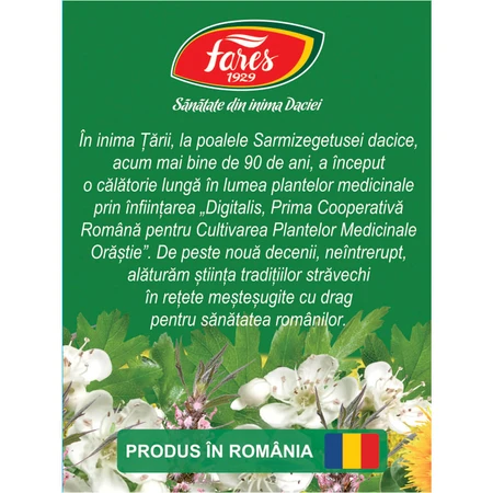 Ceai pentru tensiune, C25, 20 plicuri, Fares