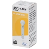 Softclix Accu Chek sterile needles, 25 pieces, Roche