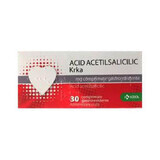 Acetylsalicylsäure 100 mg, 30 magensaftresistente Tabletten, Krka