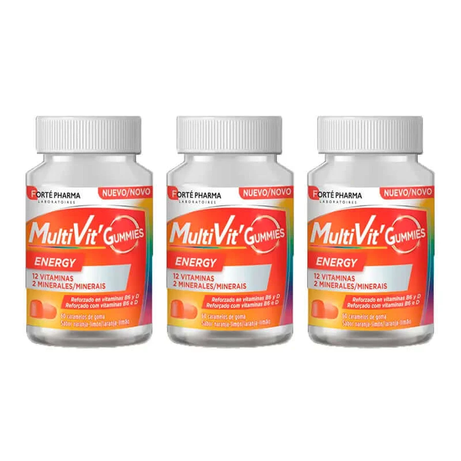 Forté Pharma Triple Triple Multivit Gummies 3 x 60 Gummibonbons
