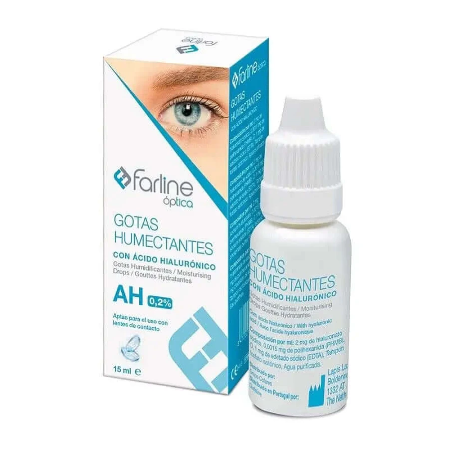 Farline Feuchtigkeitstropfen 0,2% Hyaluronsäure 15Ml