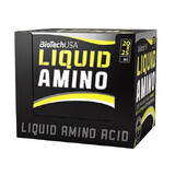 Amino Liquid Nitron cu aroma de lamaie, 20x25 ml, BioTech USA