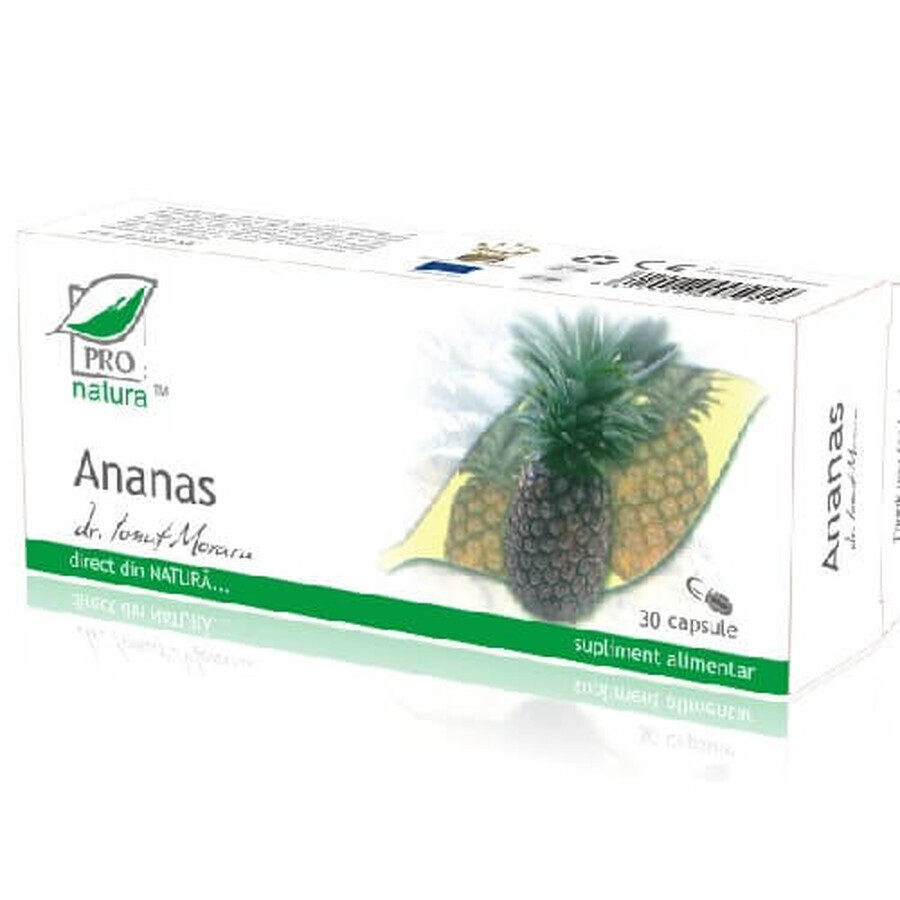 Ananas, 30 Kapseln, Pro Natura