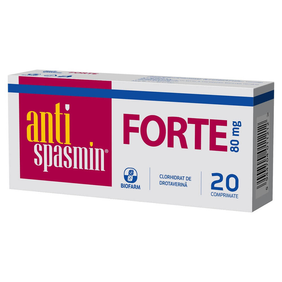 Antispasmin Forte, 20 Tabletten, Biofarm