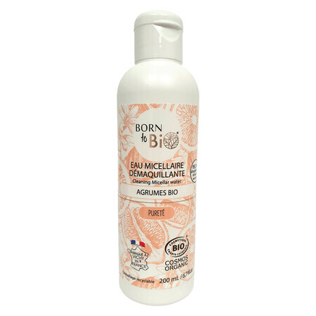 Apa Micelara Bio pentru Piele Mixta si Grasa cu Citrice, 200 ml, Born to Bio