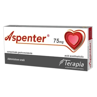 Aspenter 75 mg, 28 maagsapresistente tabletten, Terapia