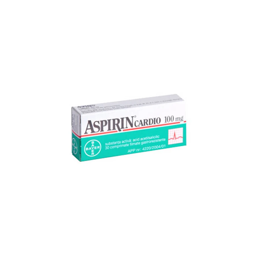 Aspirina Cardio 100mg, 28 comprimidos, Bayer