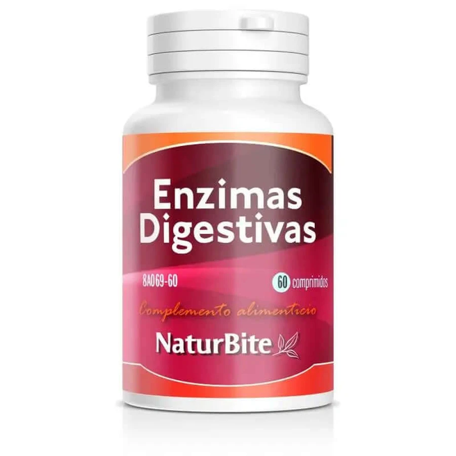 Naturbite Enzimas Digestivas , 60 comprimidos