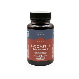 Terranova B-Komplex mit Vitamin C , 50 Kapseln