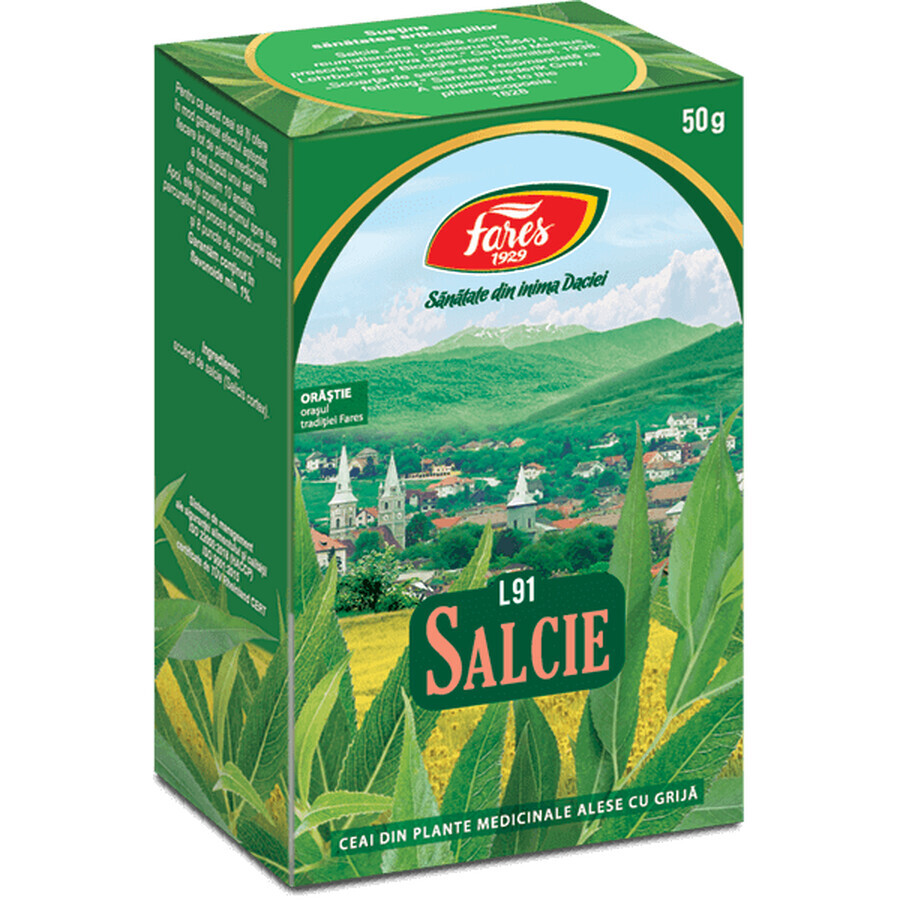 Ceai Salcie scoarta, L91, 50 g, Fares