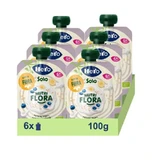 Hero Baby Pack Pack Solo Nutriflora Banane, Joghurt, Heidelbeeren und Haferflocken, 6 X 100 Gramm
