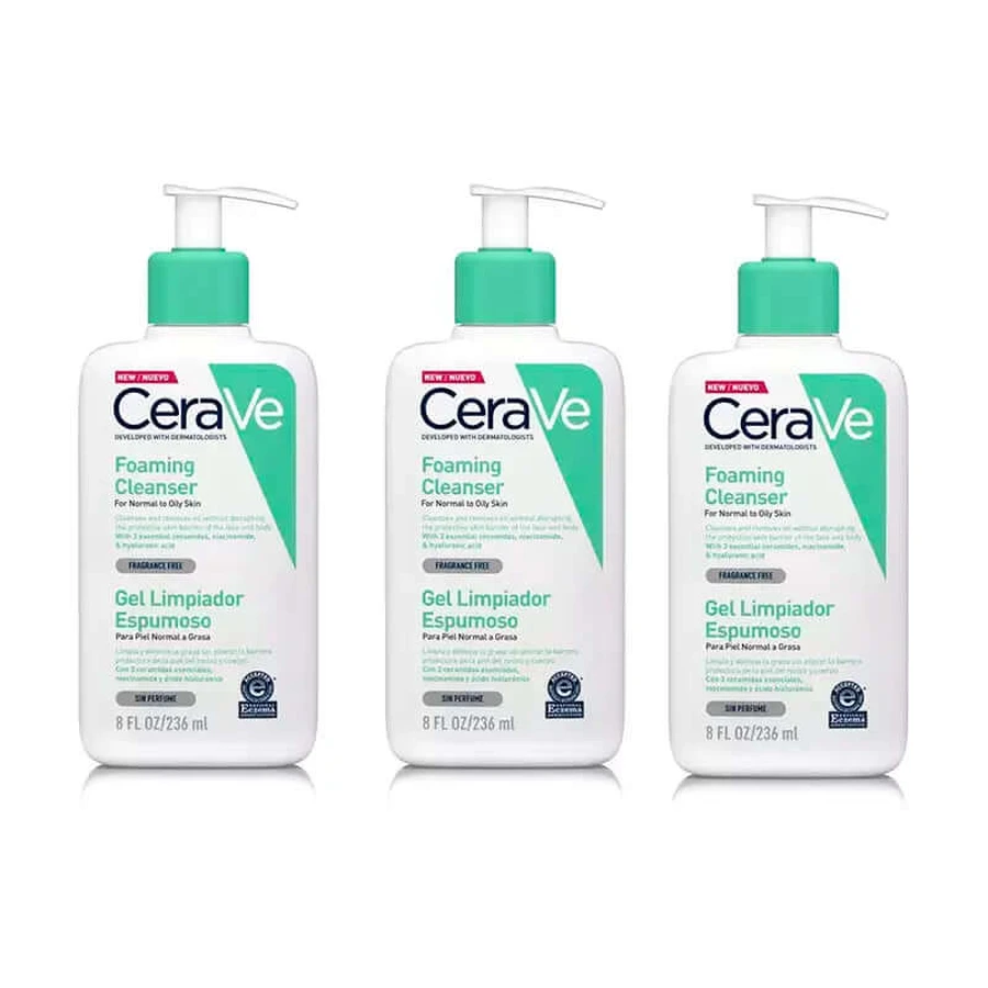 CeraVe Triplo Schäumendes Reinigungsgel, 3 x 236 ml