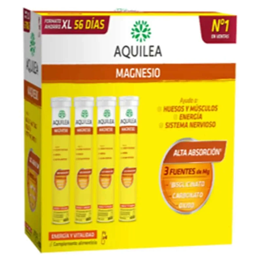 Aquilea Energie & Vitalität Magnesium Brause, 56 Tabletten