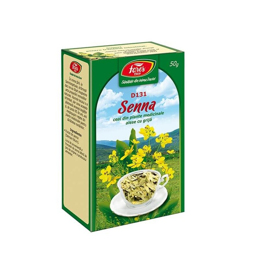 Senna-Teeblätter, D131, 50 g, Fares