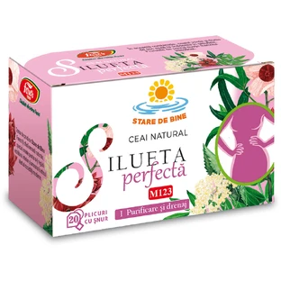 Silueta perfectǎ 1 Tea, purification and drainage M123, 20 sachets, Fares