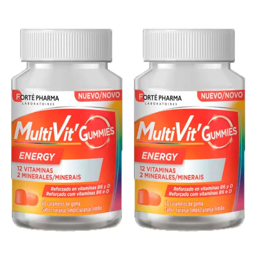 Forté Pharma Duplo Multivit Multivit Gummibonbons 2 x 60 Gummibonbons