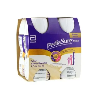 Pediasure Drink Vanille Drink Kinder, 4 Flaschen x 220 ml