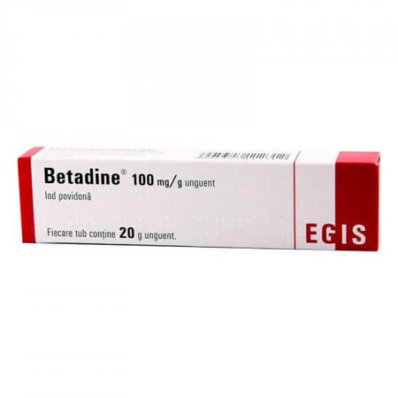Betadine-Salbe, 20 g, Egis Pharmaceutical