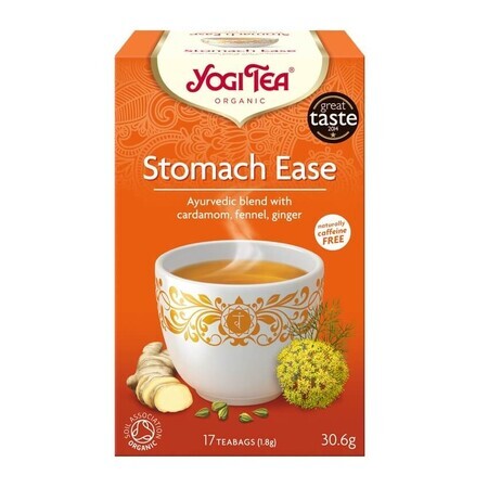 Ceai Stomach Ease, 17 plicuri, Yogi Tea