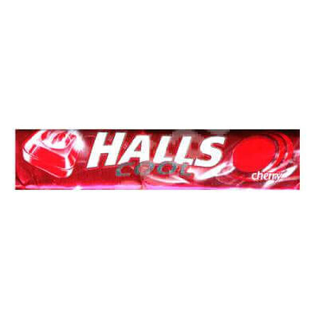 Bomboane mentolate cu cireșe Halls Cool, 9 bucăți, Kraft Food