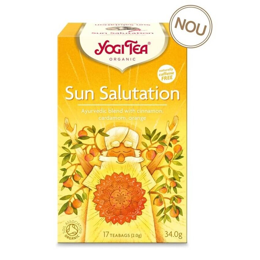 Ceai Sun Salutation, 17 plicuri, Yogi Tea