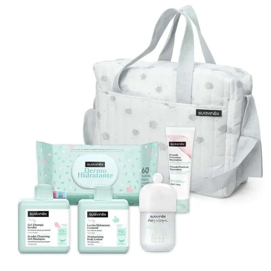Suavinex Kinderwagentas met cosmetica. Blauw
