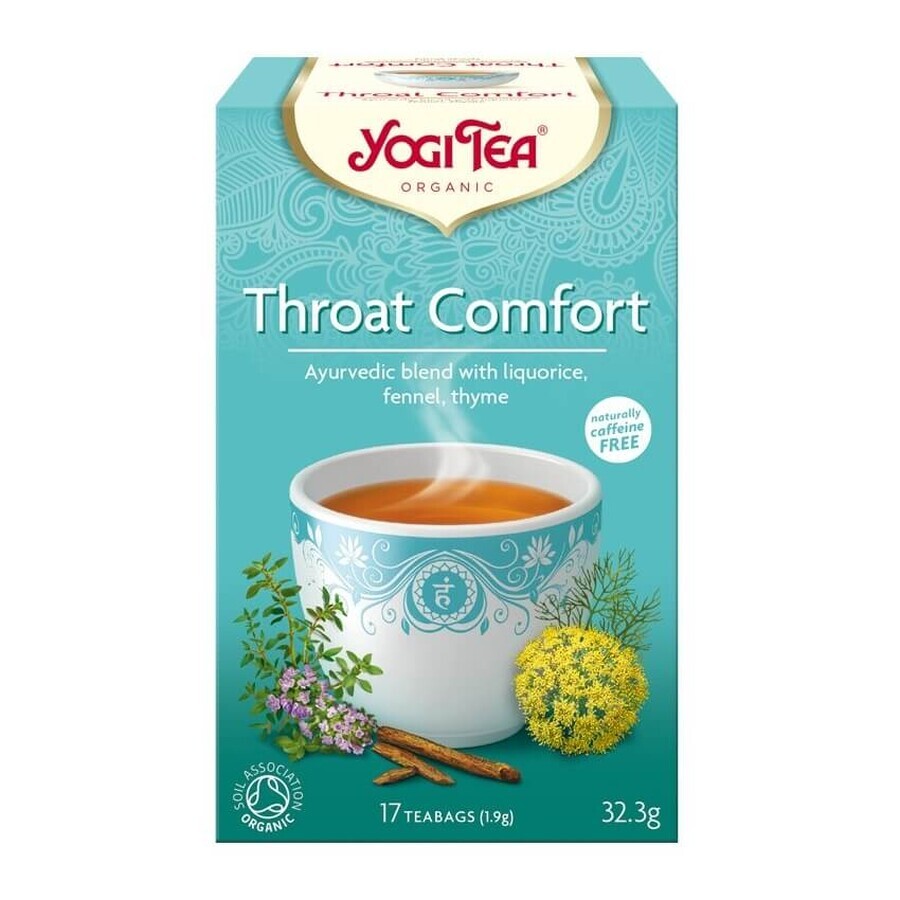 Throat Comfort Tea, 17 sachets, Yogi Tea