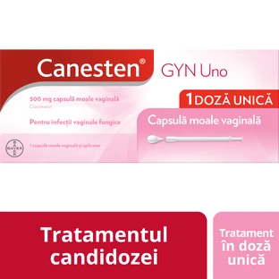 Canesten Gyn Uno, 500 mg, 1 vaginal capsule, Bayer