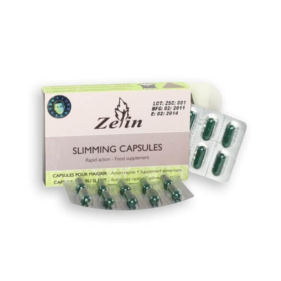 Capsule Zein pentru slabit, 20 bucati, Zinatat