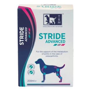 TRM Stride Advanced, XS-XL, gewrichtssupplement voor honden, fles, 200ml orale suspensie