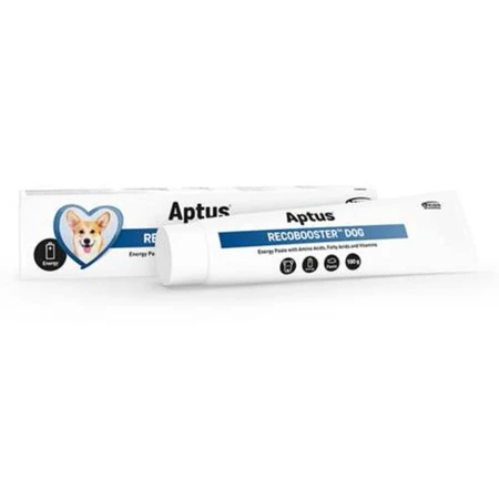 APTUS Recobooster, XS-XL, suplemento de actividad intensa para perros, tubo, 100g pasta oral