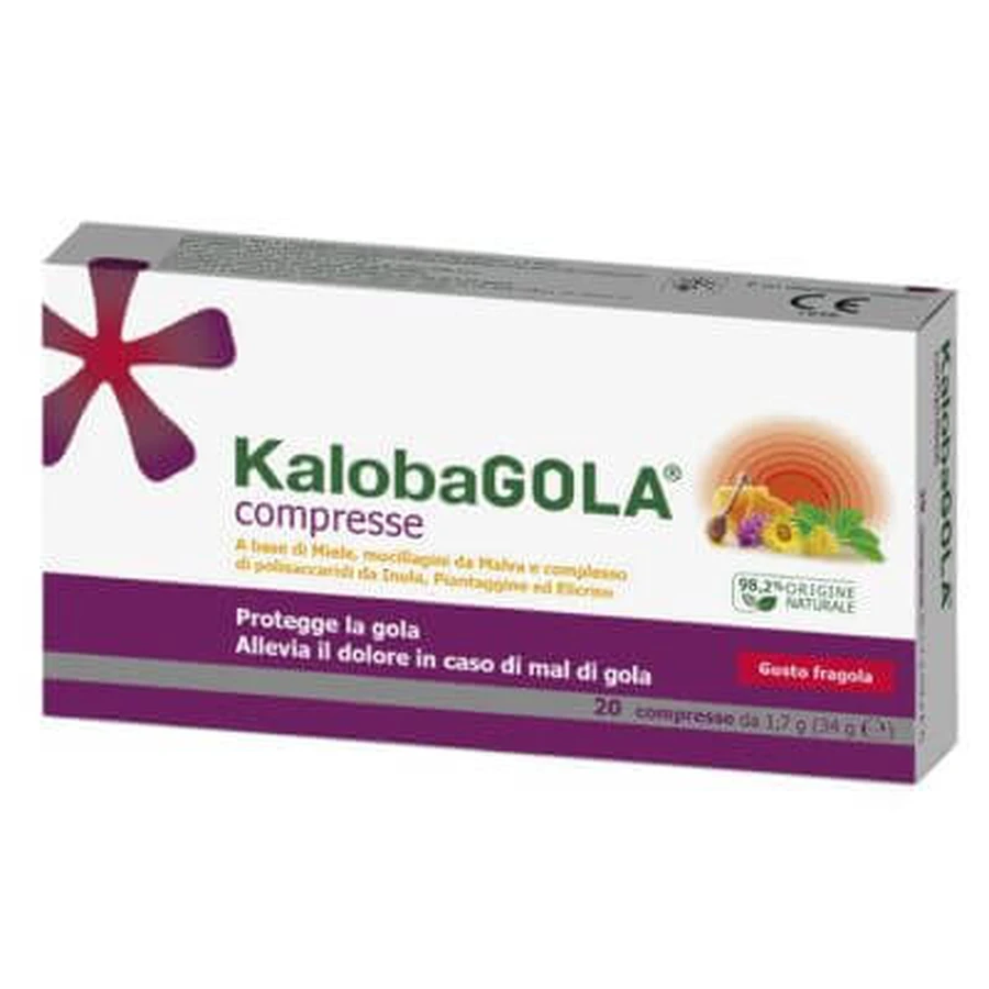 Kalobagola 20 tabletten aardbei