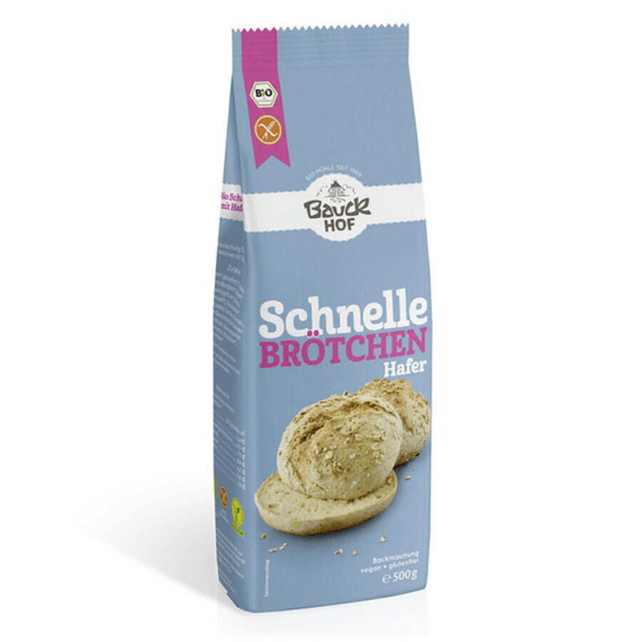 Chifle Eco rapide cu ovaz fara gluten, 500g, Bauckhof