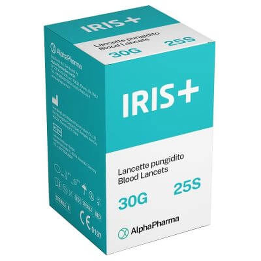 iris+ 30 Kaliber Lanzetten 25 Stück