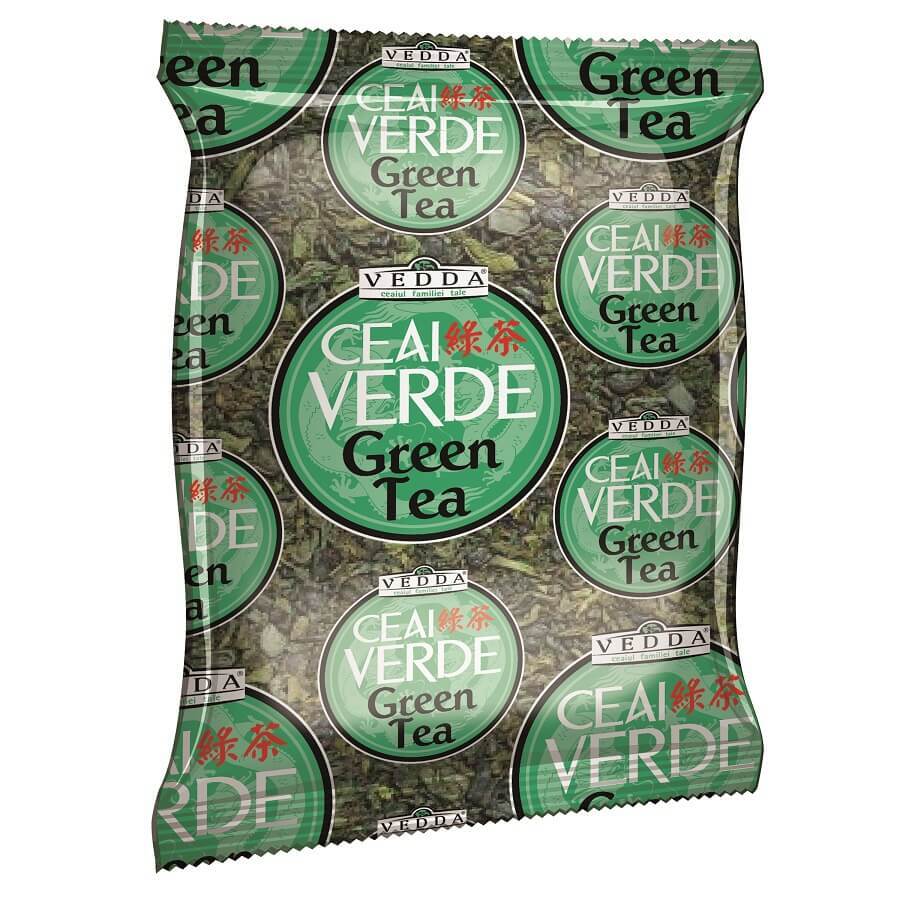 Ceai verde pentru infuzie, 100 g, Vedda