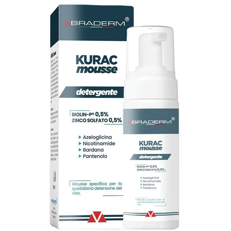 Braderm Kurac Gesichtsreinigungsschaum, 100 ml
