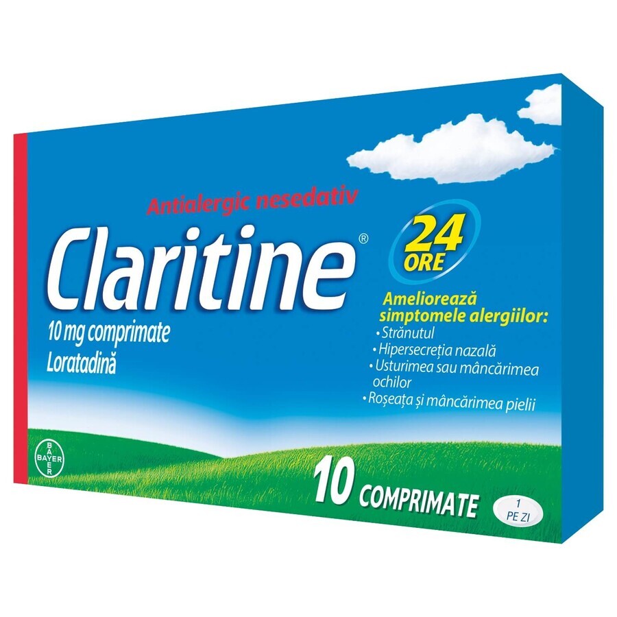 Claritin 10 mg, 10 comprimés, Bayer