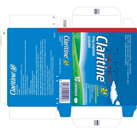 Claritine 10 mg, 10 tabletten, Bayer
