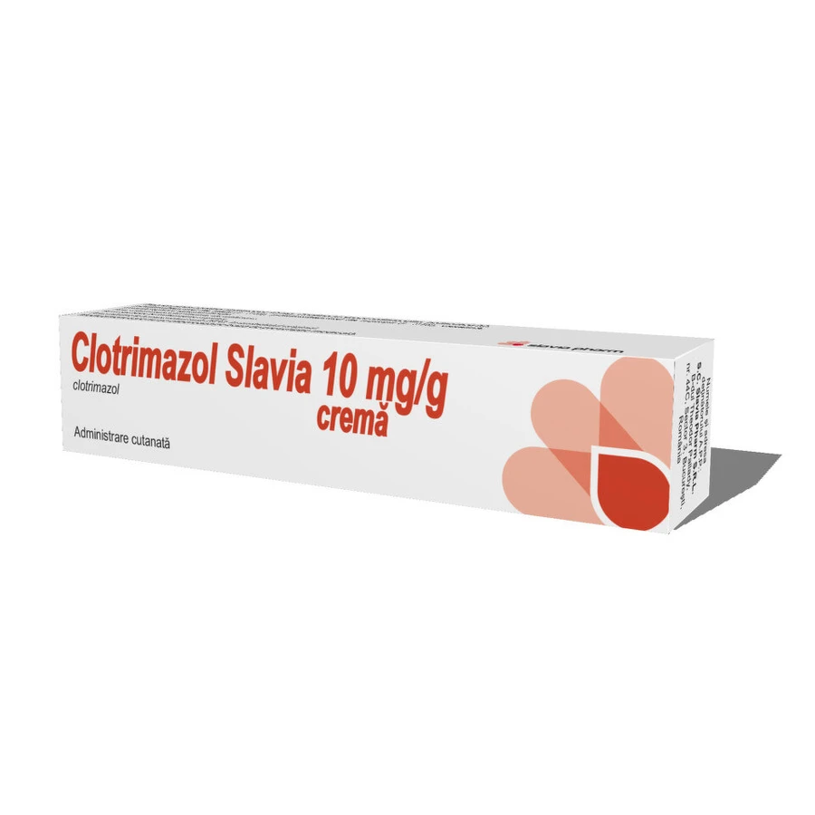 Clotrimazole Cream 1%, 20 g, Slavia Pharm