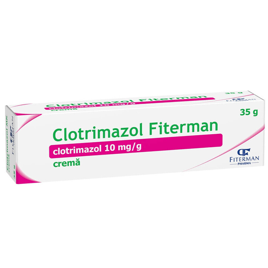 Clotrimazol crema 10 mg/g, 35 g, Fiterman