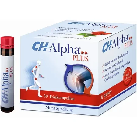 Vloeibaar collageen Ch Alpha Plus, 30 drinkbare flesjes, Gelita Health