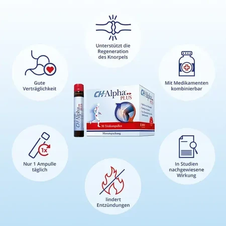 Vloeibaar collageen Ch Alpha Plus, 30 drinkbare flesjes, Gelita Health