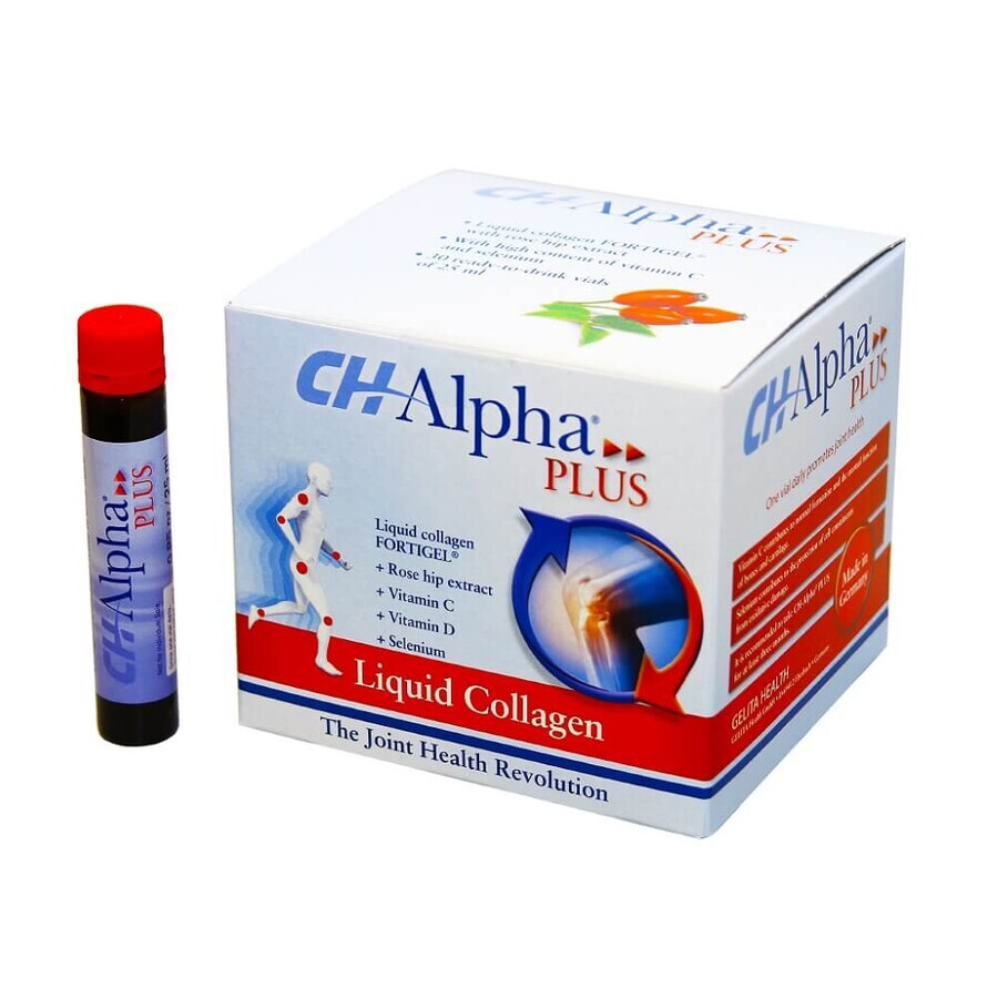 Flüssiges Kollagen Ch Alpha Plus, 30 Trinkfläschchen, Gelita Health Bewertungen