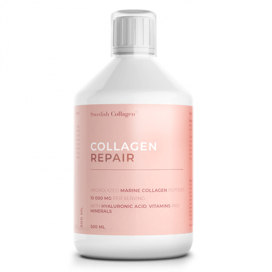 Swedish Collagen - Collagen Repair 500 ml flüssiges Kollagen, 10.000 mg Meereskollagen  Bewertungen