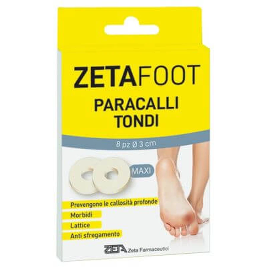Zetafoot paracallo large round latex 8 pieces