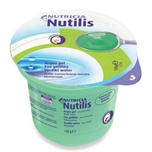 Nutilis aqua gel munt 125 g 12 stuks