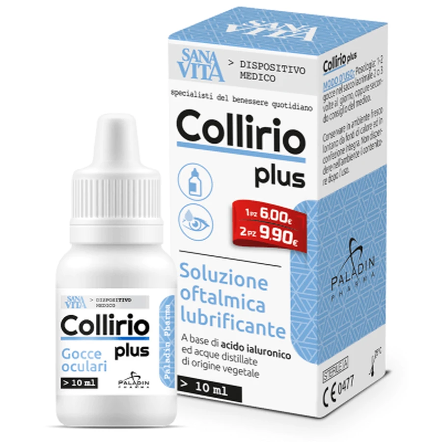 Eye drops sanavita eye drops plus 10 ml