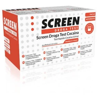 Screen drug test cocaine drug test with urine container