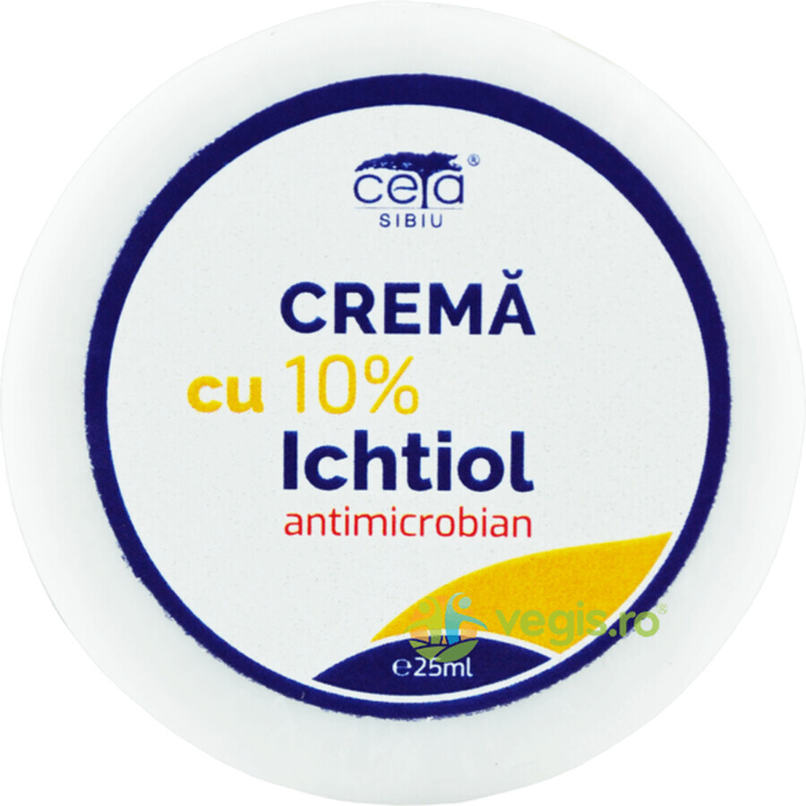 10% Ichthyol-Creme, 25 ml, Ceta Sibiu